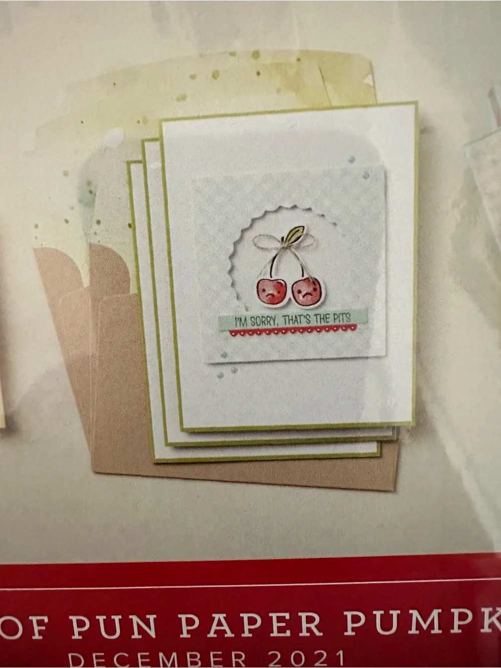 Stampin' Up! Lots of Pun Paper Pumpkin Kit with Red Accents